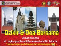 Dzikir dan Doa Bersama Satuan Kerja di Lingkungan Kanwil Kemenkumham DKI Jakarta