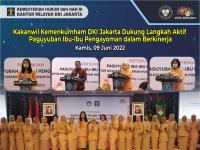 Kakanwil Kemenkumham DKI Jakarta Dukung Langkah Aktif Paguyuban Ibu-Ibu Pengayoman dalam Berkinerja 