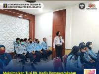Maksimalkan Tusi PK, Kadiv Pemasyarakatan Beri Penguatan di Bapas Kelas I Jakarta Selatan