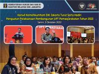 Kanwil Kemenkumham DKI Jakarta Turut Serta Hadiri Penguatan Pelaksanaan Pembangunan UPT Pemasyarakatan Tahun 2023