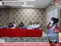 Verifikasi Lapangan, Kakanwil Kemenkumham DKI Jakarta Dampingi Rutan Kelas I Pondok Bambu Hadapi TPN