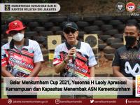 Gelar Menkumham Cup 2021, Yasonna H Laoly Apresiasi Kemampuan dan Kapasitas Menembak ASN Kemenkumham