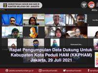 Rapat Pengumpulan Data Dukung Untuk Kabupaten Kota Peduli HAM (KKPHAM)