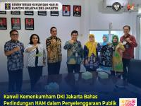 Kanwil Kemenkumham DKI Jakarta Bahas Perlindungan HAM dalam Penyelenggaraan Publik