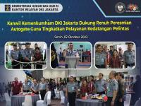 Kanwil Kemenkumham DKI Jakarta Dukung Penuh Peresmian Autogate Guna Tingkatkan Pelayanan Kedatangan Pelintas