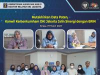 Mutakhirkan Data Paten, Kanwil Kemenkumham DKI Jakarta Jalin Sinergi dengan BRIN