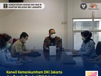 Kanwil Kemenkumham DKI Jakarta dan Pemda Provinsi DKI Jakarta Bahas Rencana Raperda Bantuan Hukum