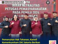 Pemenuhan Hak Tahanan, Kanwil Kemenkumham DKI Jakarta Berikan Penyuluhan Hukum di Rutan Kelas I Jakarta Pusat