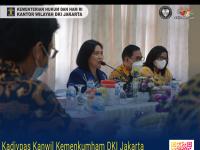 Kadivpas Kanwil Kemenkumham DKI Jakarta Pimpin Rapat Koordinasi Dengan BNNP DKI Jakarta