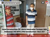 Kanwil Kemenkumham DKI Jakarta Maksimalkan Persiapan Akhir Pelaksanaan SKB WPFK CPNS Kemenkumham Tahun 2021