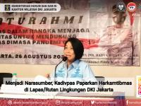 Menjadi Narasumber, Kadivpas Paparkan Harkamtibmas di Lapas/Rutan Lingkungan DKI Jakarta