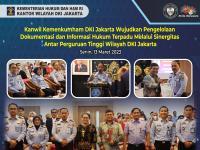 Kanwil Kemenkumham DKI Jakarta Wujudkan Pengelolaan Dokumentasi dan Informasi Hukum Terpadu Melalui Sinergitas Antar Perguruan Tinggi Wilayah DKI Jakarta