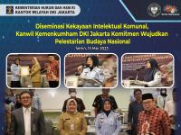 Diseminasi Kekayaan Intelektual Komunal, Kanwil Kemenkumham DKI Jakarta Komitmen Wujudkan Pelestarian Budaya Nasional