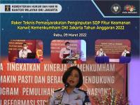 Tingkatkan Mutu Layanan Pemasyarakatan di Lingkungan Kanwil Kemenkumham DKI Jakarta Melalui Rakernis SDP Fitur Keamanan