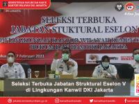 Seleksi Terbuka Jabatan Struktural Eselon V di Wilayah Kanwil Kumham DKI Jakarta