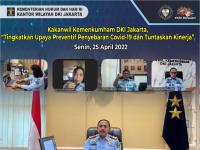 Kakanwil Kemenkumham DKI Jakarta, Tingkatkan Upaya Preventif Penyebaran Covid-19 dan Tuntaskan Kinerja 