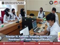 Triwulan III, KadivPas Tekankan Pentingnya Koordinasi UPT Divisi Pemasyarakatan
