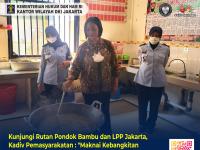 Kunjungi Rutan Pondok Bambu dan LPP Jakarta, Kadiv Pemasyarakatan : 