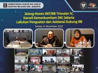 Jelang Monev RKT/RB Triwulan IV, Kanwil Kemenkumham DKI Jakarta Lakukan Penguatan dan Asistensi Dukung RB