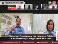 Wujudkan Transparansi dan Informasi Publik, Kanwil DKI Rapat Ketiga SKD CPNS 2021