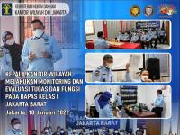 Awali 2022: Kakanwil Kemenkumham DKI Jakarta Ibnu Chuldun Monitor Sarana Prasarana di Bapas Barat