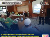 Kanwil Kemenkumham DKI Jakarta Menjadi Pelopor dalam Penyelenggaraan Pembinaan Kelurahan Sadar Hukum Wilayah DKI Jakarta