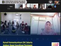 Kanwil Kemenkumham DKI Jakarta Adakan Rapat Koordinasi Persiapan Pelaksanaan Penilaian KKP HAM Tahun 2022