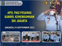 Kakanwil Kemenkumham DKI Jakarta Apresiasi Dedikasi dan Loyalitas Seluruh Pegawai