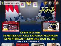 Hadiri Kegiatan Entry Meeting, Kakanwil Kemenkumham DKI Jakarta Berkomitmen Penuh dalam Pengelolaan Anggaran secara Transparan