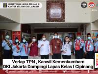 Verlap TPN, Kakanwil Kemenkumham DKI Jakarta Dampingi Lapas Kelas I Cipinang 