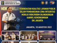 Kanwil Kemenkumham DKI Jakarta Konsisten Tingkatkan Pelayanan Publik  Demi Wujudkan Wilayah Birokrasi Bersih dan Melayani 