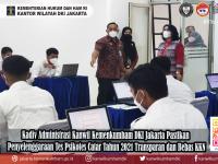 Kadiv Administrasi Kanwil Kemenkumham DKI Jakarta Pastikan Penyelenggaraan Tes Psikotes Catar Tahun 2021 Transparan dan Bebas KKN