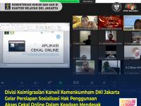 Divisi Keimigrasian Kanwil Kemenkumham DKI Jakarta Gelar Persiapan Sosialisasi Hak Penggunaan Akses Cekal Online Dalam Keadaan Mendesak