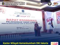 Kantor Wilayah Kemenkumham DKI Jakarta Dukung Penuh Pelaksanaan Target Kinerja Penyelenggaraan AHU di Wilayah