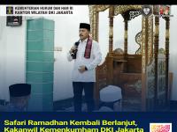 Safari Ramadhan Kembali Berlanjut, Kakanwil Kemenkumham DKI Jakarta Apresiasi Pelaksanaan Ibadah WBP di Rutan Cipinang