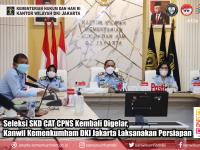 Seleksi SKD CAT CPNS Kembali Digelar, Kanwil Kemenkumham DKI Jakarta Laksanakan Persiapan