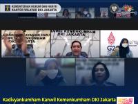 Kadivyankumham Kanwil Kemenkumham DKI Jakarta Maksimalkan Kinerja dan Persiapkan Dakung PZI WBK/WBBM Triwulan II