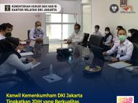 Kanwil Kemenkumham DKI Jakarta Tingkatkan JDIH yang Berkualitas Melalui Pengelolaan Perpustakaan Hukum