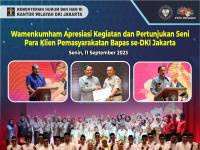 Wamenkumham Apresiasi Kegiatan dan Pertunjukan Seni  Para Klien Pemasyarakatan Bapas se-DKI Jakarta
