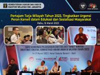 Pertajam Tarja Wilayah Tahun 2023, Urgensi Peran Kanwil dalam Edukasi dan Sosialisasi Masyarakat