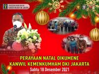 Kanwil Kemenkumham DKI Jakarta Rayakan Natal dengan Pererat Persaudaraan “Cinta Kasih Kristus Menggerakkan Persaudaraan”