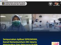 Sempurnakan Aplikasi SIPKUMHAM, Kanwil Kemenkumham DKI Jakarta Maksimalkan Data Pelayanan Publik Satuan Kerja