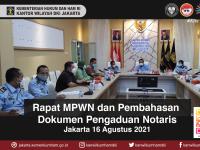 Rapat MPWN dan Pembahasan Dokumen Pengaduan Notaris