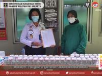 Satops Patnal Kanwil Kemenkumham DKI Jakarta Lakukan Tes Urine Terhadap 61 Petugas Pengamanan Lapas Narkotika Jakarta