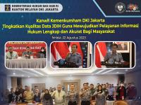 Kanwil Kemenkumham DKI Jakarta Tingkatkan Kualitas Data JDIH Guna Mewujudkan Pelayanan Informasi Hukum Lengkap dan Akurat Bagi Masyarakat