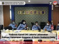 Kadivmin Kanwil DKI Jakarta Laksanakan Evaluasi Penyerapan Anggaran di Kanim Soekarno-Hatta