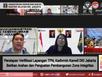 Persiapan Verifikasi Lapangan TPN, Kadivmin Kanwil DKI Jakarta Berikan Arahan dan Penguatan Pembangunan Zona Integritas