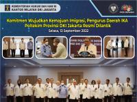 Komitmen Wujudkan Kemajuan Imigrasi, Pengurus Daerah IKA Poltekim Provinsi DKI Jakarta Resmi Dilantik