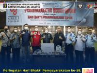 Peringatan Hari Bhakti Pemasyarakatan ke-58, Kanwil Kemenkumham DKI Jakarta Komitmen Laksanakan 3 Kunci Pemasyarakatan Maju Melalui Razia Serentak