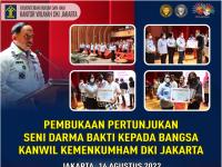 Kakanwil Kemenkumham DKI Jakarta Apresiasi Pembimbingan Klien Pemasyarakatan oleh Bapas Kelas I Jakarta Barat
